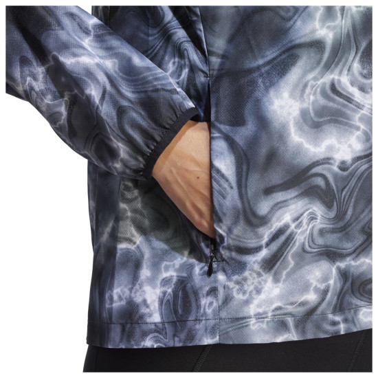 Adidas Γυναικείο αντιανεμικό μπουφάν Own the Run AOP Windbreaker
